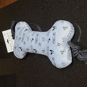 🐶Rae Dunn Plush Squeaking Rope Toy